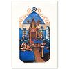 Amram Ebgi, "Yeshiva in Jerusalem" Limited Edition Lithograph, from an AP Edition Hand Signed with Letter of Authenticity.