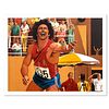William Nelson, "Shot Put: Bruce Jenner" Limited Edition Lithograph, Numbered and Hand Signed with Letter of Authenticity.