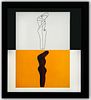 Victor Vasarely- Heliogravure Print "Amor - II (A, B)"