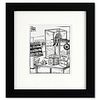 Bizarro, "Dunk the Author" is a Framed Original Pen & Ink Drawing by Dan Piraro, Hand Signed with Letter of Authenticity.