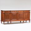 Louis XVI Style Gilt-Metal-Mounted Mahogany Sideboard, Possibly Maison Jansen, Argentina
