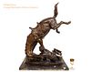Wicked Pony Large Bronze Statue Signed By Remington