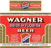 1934 Wagner Pride Of Florida Beer 12oz ES24-14 Label Miami Florida