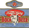1934 Falls City Bock Beer 12oz ES35-10 Label Louisville Kentucky