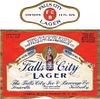 1933 Falls City Lager Beer 12oz ES34-11 Label Louisville Kentucky