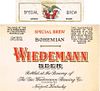 1936 Wiedemann Beer 12oz ES39-11 Label Newport Kentucky