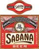 1936 Sabana Beer 12oz ES41-06 Label New Orleans Louisiana