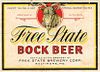 1936 Free State Bock Beer 12oz ES75-19 Label Baltimore Maryland
