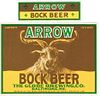 1935 Arrow Bock Beer 12oz ES74-05 Label Baltimore Maryland