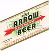 1935 Arrow Pale Beer 12oz ES73-24 Label Baltimore Maryland