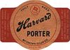 1941 Harvard Porter 12oz ES63-18 Label Lowell Massachusetts