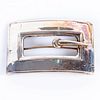 WHS Sterling Silver Sash Pin Belt Buckle