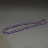 VINTAGE AMETHYST BEADS NECKLACE