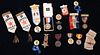 15 Piece Group of New Jersey Volunteers Ribbons, Medals, and Lincoln Post