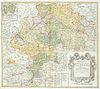 Historical map of Kulmbach and surroundings, 18th century, ''Principatus Brandenburgico Culmbacensis vel Baruthini . expressa delineatio Ã¡ Mathaeo Fe