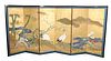 Large Antique Japanese Screen