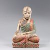 Antique Chinese Carved Meditating Figure