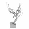 LEONARDO NIERMAN, Sin título, Firmada, Escultura en acero inoxidable III / VI, 103.5x35.5x67cm, Certificado, PROPIEDAD MORTON PRÉSTAMOS