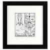 Bizarro, "Rapunzel Bungee Jumping" is a Framed Original Pen & Ink Drawing by Dan Piraro, Hand Signed with Letter of Authenticity.