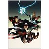 Marvel Comics "Ultimate Avengers vs. New Ultimates #2" Numbered Limited Edition Giclee on Canvas by Leinil Francis Yu with COA.