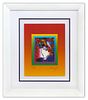 Peter Max- Original Lithograph "Blushing Beauty on Blends"