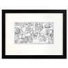 Bizarro, "Earthling Hamster" is a Framed Original Pen & Ink Drawing by Dan Piraro, Hand Signed with Letter of Authenticity.