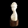 Antique African Carved Bust