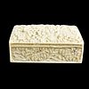 Chinese Carved Floral Covered Box