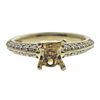 A. Jaffe 18k Gold Diamond Engagement Ring Setting 