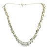 H. Stern 18k Gold Diamond Feathers Necklace