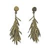 H. Stern Feathers Diamond Gold Day &amp; Night Earrings