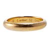 Cartier 18k Gold Wedding Band Ring Sz52