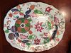 ANTIQUE Chinese Tabacco Leaf Platter, 18th Century. 17 1/2" x 14 1/2" long
