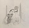 AL HIRSCHFELD Lithograph  "ANTHONY AND CLEOPATRA"