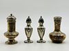 2 Sets of Silver Plated Salt & Pepper Shakers Including Reed & Barton Seamless