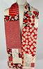 Red and White Ume Scarf