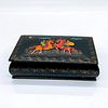 Vintage Russian Hand Painted Lacquered  Box