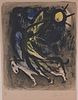 Marc Chagall (1887 - 1985) "L'Ange"