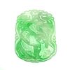 Chinese Carved Apple Green Jade Pendant