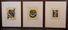Howard Besnia: 3 Woodcuts