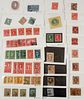 Collection of Early U.S. Postage Stamps.