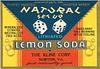 1930s Natural Set Up Lemon Soda 6½oz Label Kline Norton, Virginia