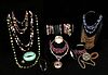 LARGE LOT OF COLORFUL COSTUME JEWELRY