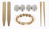 Lot of 14K Mens Gold Accessories