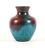 Clewell Pottery Small Vase Copper on Ceramic