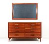 Statton Furniture MCM 8 Drawer Chest and Mirror
