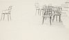 Robert Frank Paris Chairs Signed Photograph 1949