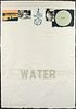 Joe Tilson 1972 mixed media print Water