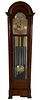 Herschede Mahogany, 9 Tube Tall Case Chime Clock, H 80'' W 19'' Depth 12''