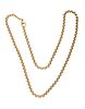 Chopard (Swiss, Est. 1860) 18kt Yellow Gold Rolo Chain Necklace, L 16.5'' 17g